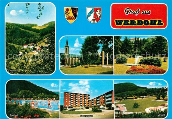 Werdohl Versetal Freibad Utterlingsen Kirche Pa