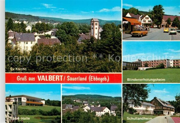 Valbert Kirche Blindenerholungsheim Ebbe Halle