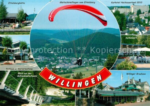 Willingen Sauerland Gleitschirmfliegen Ettelsberg Ettelsber