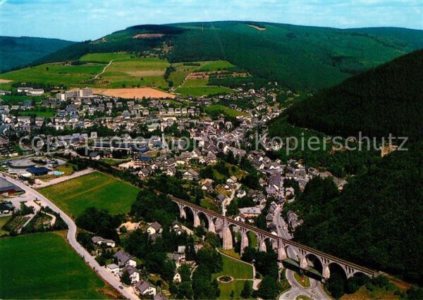 Willingen Sauerland Fliegeraufnahme Viadukt