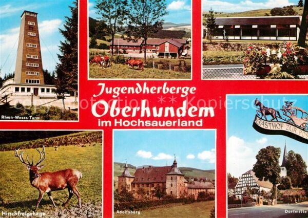 Oberhundem Rhein Weser Turm Gasthaus zur Post Adol