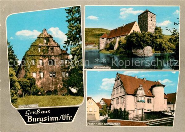 Burgsinn Wasserburg Neues Schloss Frohnhofer Sch