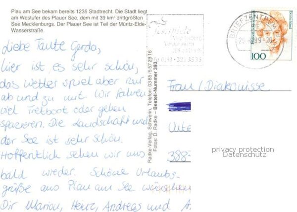 Plau See Schleuse Kirche Schiffe – Bild 2