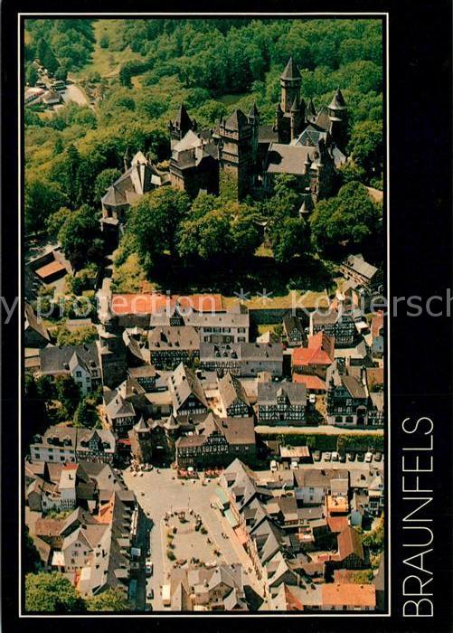 Braunfels Fliegeraufnahme Schloss Marktplatz