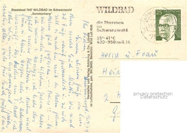 Wildbad Schwarzwald Fliegeraufnahme Sommerberg – Bild 2