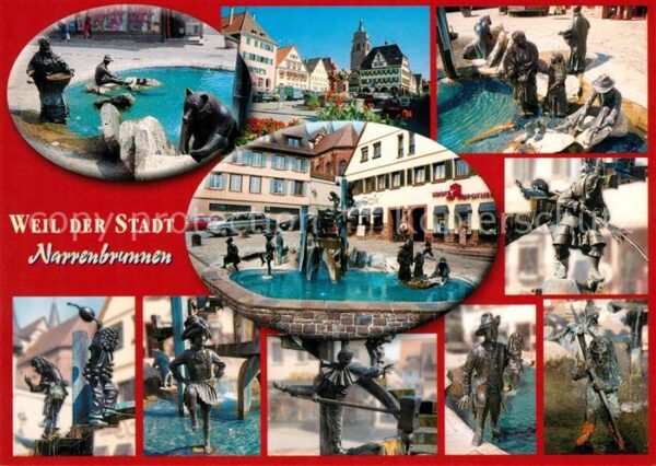 Weil der Stadt Narrenbrunnen Rathaus