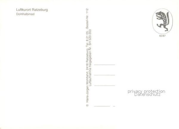 Ratzeburg Fliegeraufnahme Domhalbinsel – Bild 2