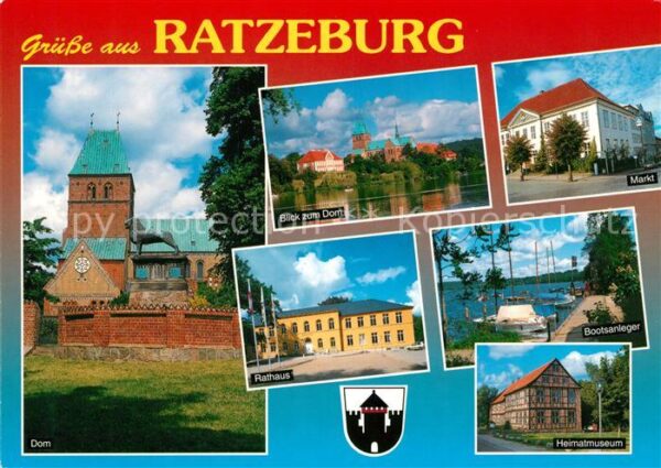 Ratzeburg Dom Rathaus Bootsanleger Heimatmuseum M