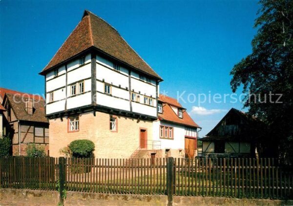 Amorbach Miltenberg Templer Haus Zweitältestes Fachwerkgebä