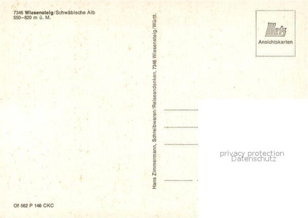 Wiesensteig Ortsansicht Winter – Bild 2