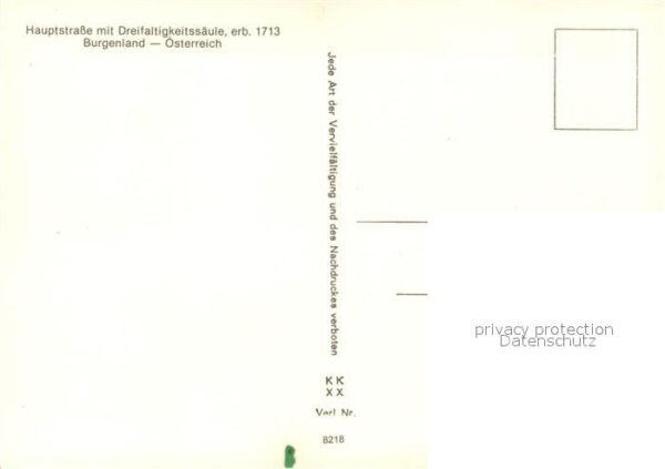 Eisenstadt Hauptstraße Dreifaltigkeitssäule – Bild 2