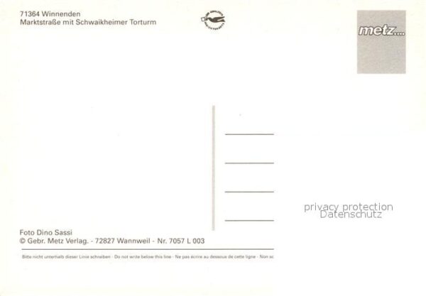 Winnenden Schwaikheimer Torturm Marktstraße – Bild 2