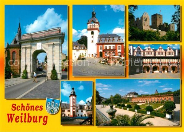 Weilburg Schloss Tor Stadtansichten Burg