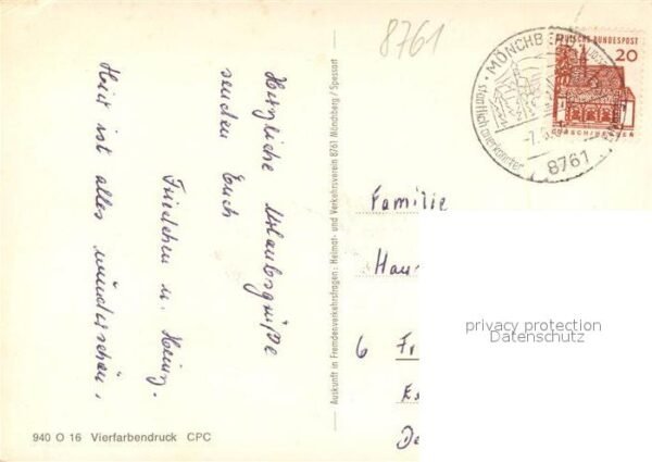 Moenchberg Spessart Fachwerkhaus Schwimmbad Kirche Panorama – Bild 2