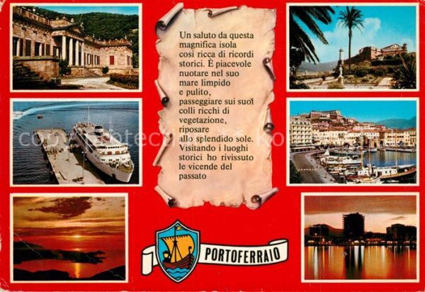 Portoferraio Toscana Hafen Abendstimmungen
