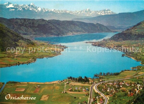 Ossiachersee Fliegeraufnahme
