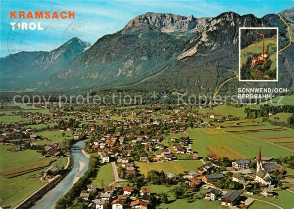 Kramsach Fliegeraufnahme Voldöpp Sonnwendjoch-Be