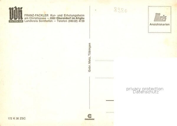 Oberstdorf Franz-Fackler Erholungsheim – Bild 2