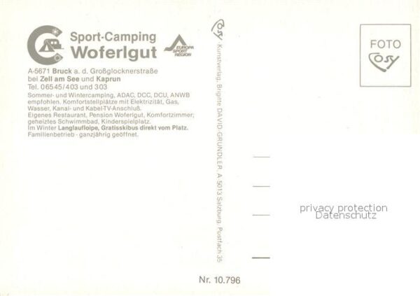 Bruck Grossglocknerstrasse Camping Woferlgut Zell am See – Bild 2