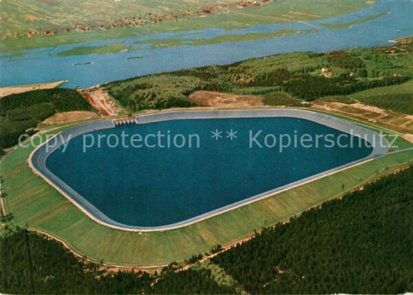 Geesthacht Elbe Fliegeraufnahme Pumpspeicherwerk