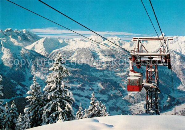 Schruns Vorarlberg Seilbahn Kapellalpe 3 Türme Golm Zimba