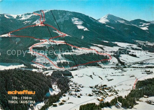 Scheffau Wilden Kaiser Fliegeraufnahme
