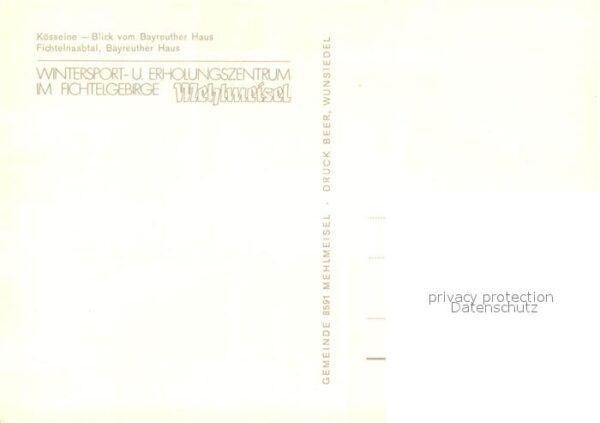 Mehlmeisel Kösseine Bayreuther Haus – Bild 2