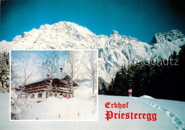 Leogang Jausenstation Erbhof Priesteregg