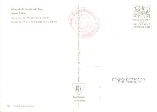 Innsbruck Hungerburg Serles Nockspitze – Bild 2