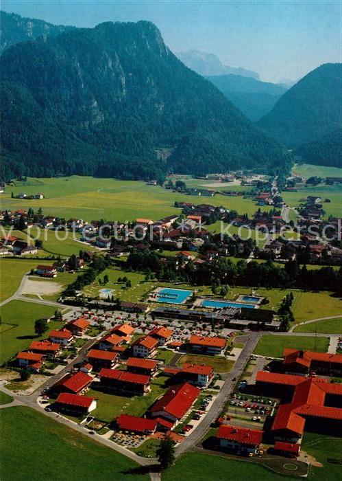 Inzell Fliegeraufnahme Falkenstein Schwimmbad