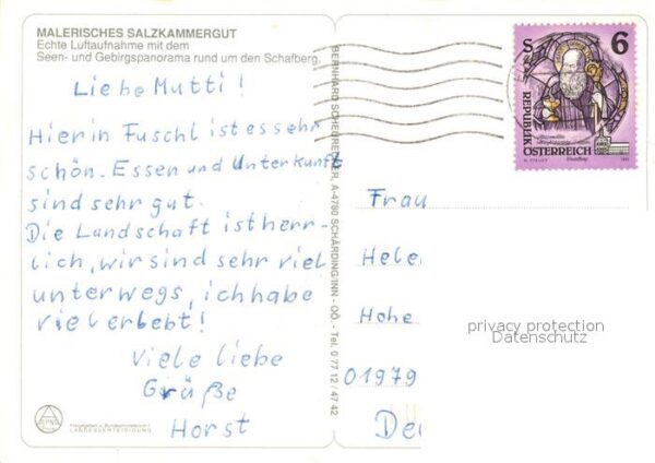 Schafberg Salzkammergut Fliegeraufnahme Fuschlsee Wolfgangsee G – Bild 2