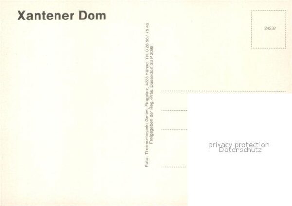 Xanten Fliegeraufnahme Dom – Bild 2