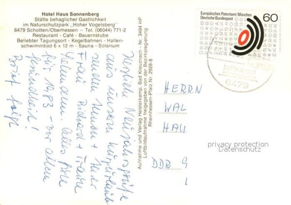 Schotten Hessen Fliegeraufnahme Hotel Haus Sonnenberg – Bild 2