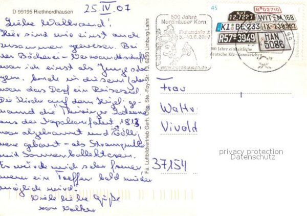 Riethnordhausen Thueringen Fliegeraufnahme – Bild 2