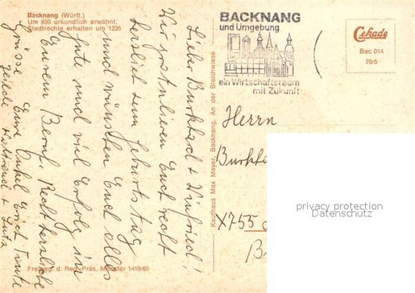 Backnang Fliegeraufnahme – Bild 2