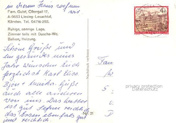 Liesing Kaernten Bauernhof Ederhias Gaststube Panorama – Bild 2