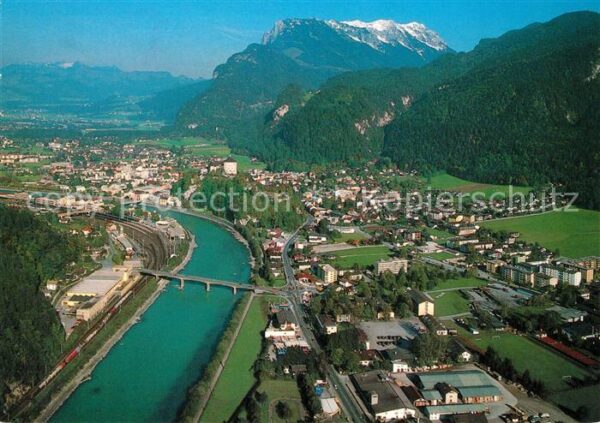 Kufstein Tirol Fliegeraufnahme mit Zahmen Kaiser
