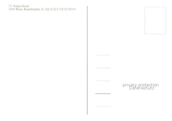 Wien KK Palais Hotel – Bild 2