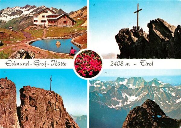 Edmund Grafhuette Hoher Ritter Gipfelkreuz Plankahorn Vie