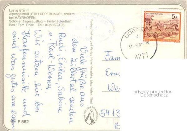 Mayrhofen Zillertal Alpengasthof Stillupperhaus Gaststube m – Bild 2