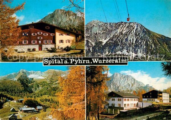 Spital Pyhrn Linzerhaus mit Stubwieswipfel Bosruck W