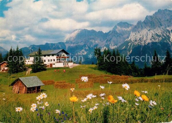 St Anton Kranzberg mit Karwendelgebirge