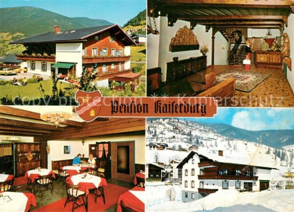 Bad Kleinkirchheim Kaernten Pension Kaiserburg Gasträume