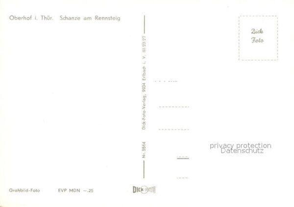 Oberhof Thueringen Schanze am Rennsteig – Bild 2
