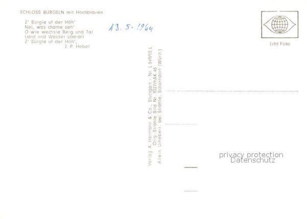 Hochblauen Schloss Bürgeln Fliegeraufnahme – Bild 2