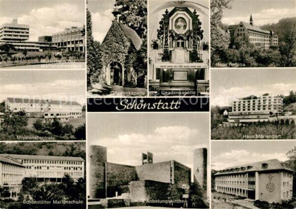 Schoenstatt Vallendar Mutterhaus Gnadenkapelle Haus Regina Ha