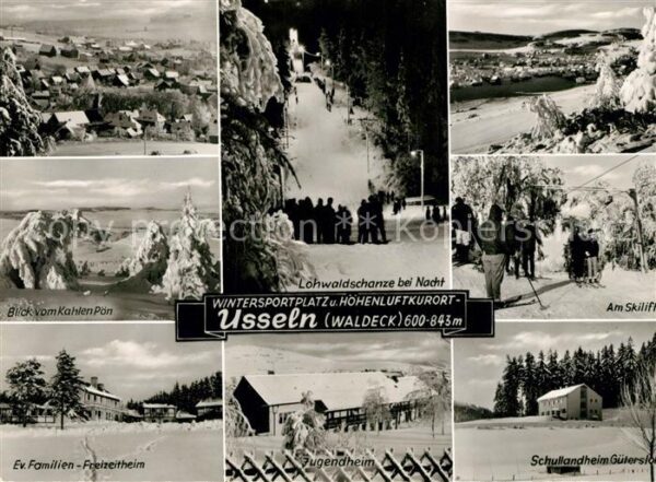 Usseln Panorama Blick vom Kahlen Pön Ev Famili