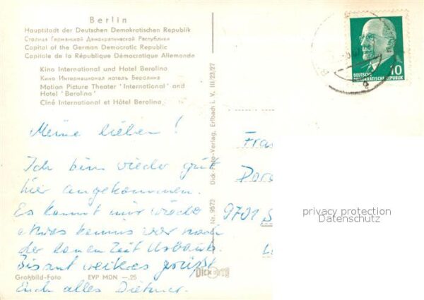 Berlin Kino International und Hotel Berolina – Bild 2