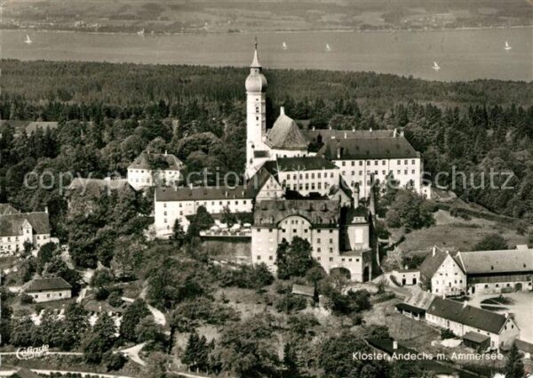 Andechs Koster Andechs am Ammersee Fliegeraufna