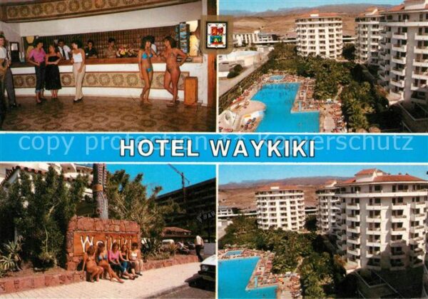 Playa del Ingles Hotel Waykiki Bar Swimmingpool